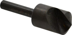 Hertel - 5/8" Head Diam, 1/4" Shank Diam, 1 Flute 120° High Speed Steel Countersink - Exact Tool & Supply