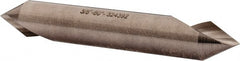 Hertel - 3/8" Head Diam, 3/8" Shank Diam, 1 Flute 60° High Speed Steel Countersink - Exact Tool & Supply