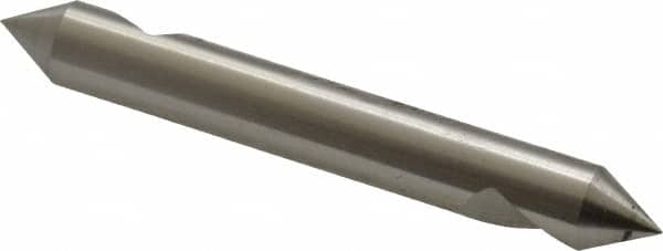 Hertel - 5/16" Head Diam, 5/16" Shank Diam, 1 Flute 60° High Speed Steel Countersink - Exact Tool & Supply