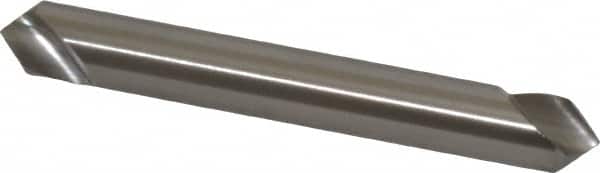 Hertel - 5/16" Head Diam, 5/16" Shank Diam, 1 Flute 90° High Speed Steel Countersink - Exact Tool & Supply