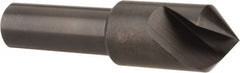 Hertel - 1/2" Head Diam, 3/8" Shank Diam, 1 Flute 90° High Speed Steel Countersink - Exact Tool & Supply