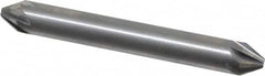 Hertel - 1/4" Head Diam, 1/4" Shank Diam, 6 Flute 60° Solid Carbide Countersink - Exact Tool & Supply