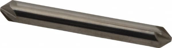 Hertel - 1/4" Head Diam, 1/4" Shank Diam, 6 Flute 82° Solid Carbide Countersink - Exact Tool & Supply