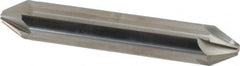 Hertel - 1/2" Head Diam, 1/2" Shank Diam, 6 Flute 60° Solid Carbide Countersink - Exact Tool & Supply