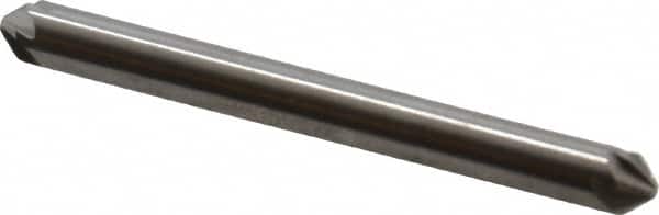 Hertel - 3/16" Head Diam, 3/16" Shank Diam, 6 Flute 82° Solid Carbide Countersink - Exact Tool & Supply