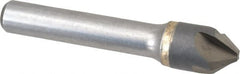 Hertel - 1/2" Head Diam, 3/8" Shank Diam, 4 Flute 82° Solid Carbide Countersink - Exact Tool & Supply
