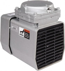Gast - Diaphragm-Type Vacuum Pumps Horsepower: 1/8 Cubic Feet per Minute: 1.60 - Exact Tool & Supply