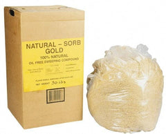 PRO-SOURCE - 30 Lbs. Natural Gold Sweeping Compound Floor - Use on Asphalt, Linoleum and Tile - Exact Tool & Supply