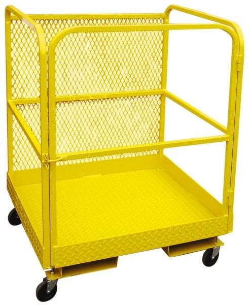 PW Platforms - Platform - Forklift Work Platform, 1,000 Lb Capacity - Exact Tool & Supply