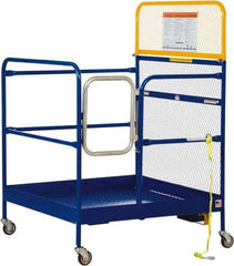 Vestil - Platform - Forklift Work Platform, 1,000 Lb Capacity - Exact Tool & Supply