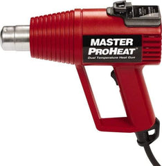 Master Appliance - 500 to 1,000°F Heat Setting, 16 CFM Air Flow, Heat Gun - 120 Volts, 11 Amps, 1,300 Watts, 6' Cord Length - Exact Tool & Supply