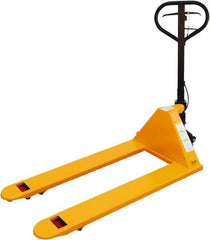 Vestil - 5,500 Lb Capacity, 7-3/4" Lift Economy Pallet Truck - 2-7/8" Min Lift Height, 48" Fork Length x 27" Fork Width, 27" Overall Width - Exact Tool & Supply