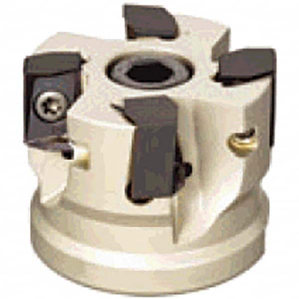 Tungaloy - 4" Cut Diam, 1-1/2" Arbor Hole Diam, Indexable Square-Shoulder Face Mill - Exact Tool & Supply