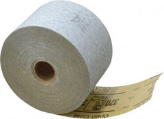 3M - 320 Grit, Silicon Carbide Adhesive Backed Sanding Sheets - Sheet Roll, 2-3/4" x 50 Yds., Extra Fine Grade, A Weighted Backing - Exact Tool & Supply
