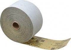 3M - 80 Grit, Silicon Carbide Adhesive Backed Sanding Sheets - Sheet Roll, 2-3/4" x 25 Yds., Medium Grade, A Weighted Backing - Exact Tool & Supply