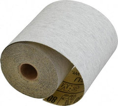 3M - 80 Grit, Silicon Carbide Adhesive Backed Sanding Sheets - Sandpaper Roll, 4-1/2" x 10 Yds., Medium Grade, A Weighted Backing - Exact Tool & Supply