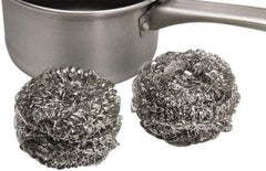 Ability One - Scouring Pad - Heavy-Duty, Gray - Exact Tool & Supply