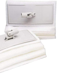 Ability One - 12" Long x 6" Wide x 1" Thick Sponge - Non-Abrasive, White - Exact Tool & Supply