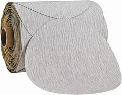 3M - 5" Diam, 150 Grit Silicon Carbide Adhesive PSA Disc - Fine Grade, Gray, A Weighted Backing, Flexible, Use with Random Orbital Sanders - Exact Tool & Supply