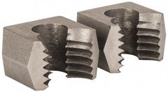 Cle-Line - M18x2.50, Collet #5, Two Piece Adjustable Die - Carbon Steel - Exact Tool & Supply