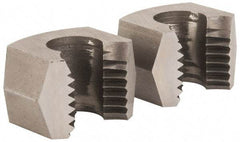 Cle-Line - M22x2.50, Collet #5, Two Piece Adjustable Die - Carbon Steel - Exact Tool & Supply