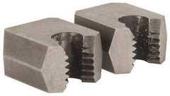 Cle-Line - M8x1.25, Collet #5, Two Piece Adjustable Die - Carbon Steel - Exact Tool & Supply