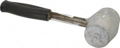 American Hammer - 5 Lb Head 2" Face Lead Alloy Hammer - 10" OAL, Steel Handle with Grip - Exact Tool & Supply