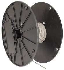 Value Collection - 1/16" x 3/64" Diam, Aircraft Cable - 270 Lb Breaking Strength, 7 x 7 Strand Core, Vinyl Coating - Exact Tool & Supply