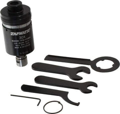 Tapmatic - Model 30X, No. 0 Min Tap Capacity, 1/4 Inch Max Mild Steel Tap Capacity, 1/2-20 Mount Tapping Head - 21600 (J116), 21700 (J117) Compatible, Includes Tap Clamping Wrenches, for Manual Machines - Exact Tool & Supply