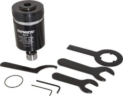 Tapmatic - Model 50X, No. 6 Min Tap Capacity, 1/2 Inch Max Mild Steel Tap Capacity, 5/8-16 Mount Tapping Head - 22100 (J421), 22000 (J422) Compatible, Includes Tap Clamping Wrenches, for Manual Machines - Exact Tool & Supply