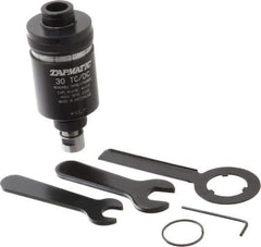 Tapmatic - Model 30TC/DC, No. 0 Min Tap Capacity, 1/4 Inch Max Mild Steel Tap Capacity, JT33 Mount Tapping Head - 21600 (J116), 21700 (J117) Compatible, Includes Tap Clamping Wrenches, for Manual Machines - Exact Tool & Supply
