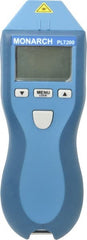 Made in USA - Accurate up to 0.01 (Optical) and 1.0 (Contact), 0.001 to 10 RPM Resolution, Contact and Noncontact Tachometer - Exact Tool & Supply