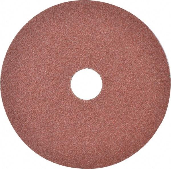 Camel Grinding Wheels - 5" Diam 7/8" Hole 36 Grit Fiber Disc - Very Coarse Grade, Aluminum Oxide, 12,200 Max RPM - Exact Tool & Supply