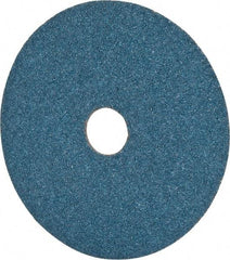 Camel Grinding Wheels - 5" Diam 7/8" Hole 36 Grit Fiber Disc - Very Coarse Grade, Zirconia Alumina, 12,200 Max RPM - Exact Tool & Supply