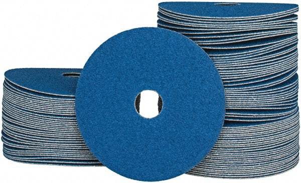 Camel Grinding Wheels - 5" Diam 7/8" Hole 50 Grit Fiber Disc - Coarse Grade, Zirconia Alumina, 12,200 Max RPM - Exact Tool & Supply