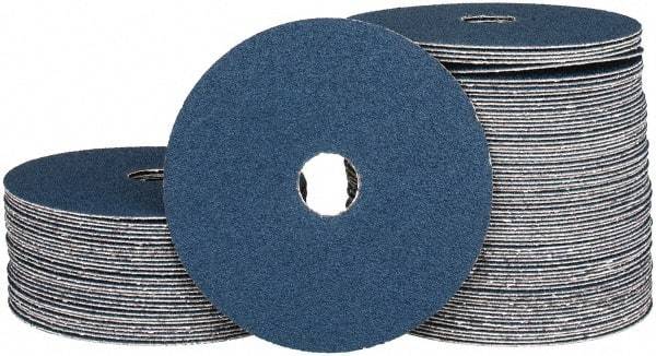 Camel Grinding Wheels - 5" Diam 7/8" Hole 60 Grit Fiber Disc - Medium Grade, Zirconia Alumina, 12,200 Max RPM - Exact Tool & Supply