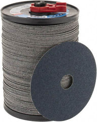 Camel Grinding Wheels - 5" Diam 7/8" Hole 80 Grit Fiber Disc - Medium Grade, Zirconia Alumina, 12,200 Max RPM - Exact Tool & Supply