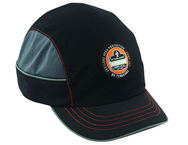 Skullerz® 8950 Bump Cap Short Brim- Black - Exact Tool & Supply