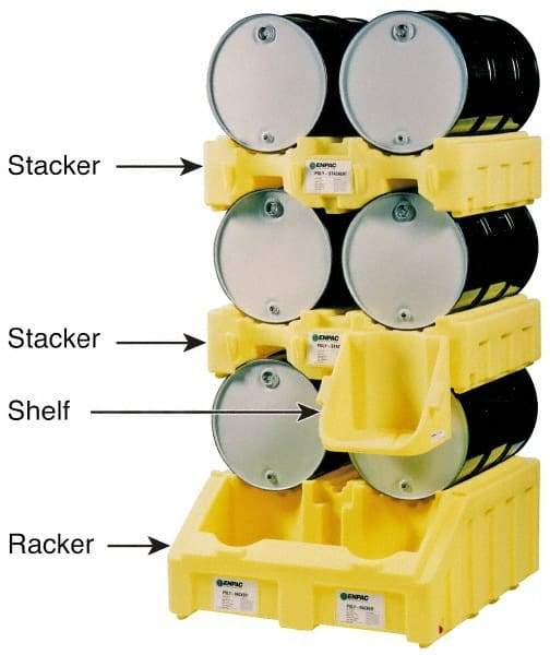Enpac - Drum Dispensing & Collection Workstations Type: Dispensing Station Shelf Height (Inch): 17-1/2 - Exact Tool & Supply