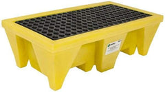 Enpac - 58 Gal Sump, 2,000 Lb Capacity, 2 Drum, Plastic Spill Deck or Pallet - 53-1/2" Long x 29" Wide x 17" High - Exact Tool & Supply