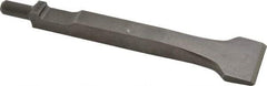 Made in USA - 1-3/8" Head Width, 7" OAL, 1/2" Shank Diam, Scaling Chisel - Square Drive, Square Shank, Alloy Steel - Exact Tool & Supply