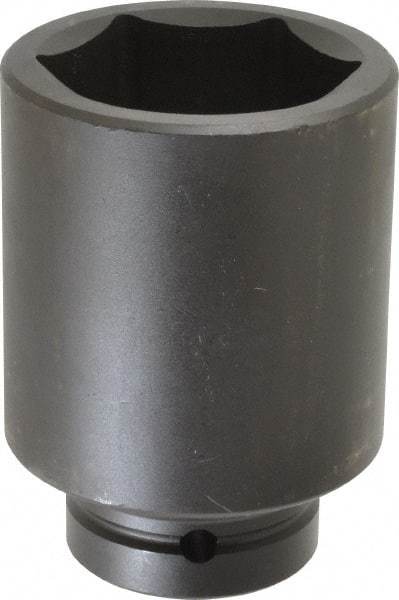 Proto - 1" Drive 2-1/2" Deep Impact Socket - 6 Points, 4-7/8" OAL - Exact Tool & Supply
