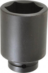Proto - 1" Drive 2-1/2" Deep Impact Socket - 6 Points, 4-7/8" OAL - Exact Tool & Supply