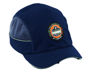 Skullerz® 8960 Bump Cap with LED Lighting Technology Short Brim- Navy - Exact Tool & Supply