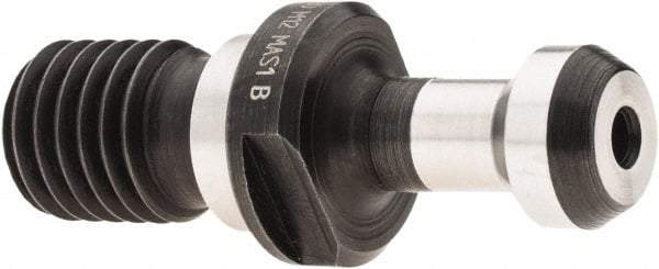Iscar - BT30 Taper, M12x1.75 Thread, 45° Angle Radius, Standard Retention Knob - 1.6929" OAL, 0.4331" Knob Diam, 0.9055" from Knob to Flange, 0.1181" Coolant Hole, Through Coolant - Exact Tool & Supply