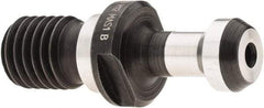 Iscar - BT30 Taper, M12x1.75 Thread, 45° Angle Radius, Standard Retention Knob - 1.6929" OAL, 0.4331" Knob Diam, 0.9055" from Knob to Flange, 0.1181" Coolant Hole, Through Coolant - Exact Tool & Supply