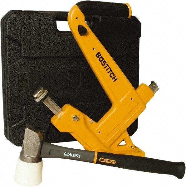 Stanley Bostitch - 1/2 to 3/4" Nail Length, 16 Gauge Flooring Air Nailer - Exact Tool & Supply