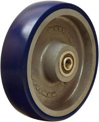 Hamilton - 10 Inch Diameter x 2-1/2 Inch Wide, Polyurethane on Cast Iron Caster Wheel - 2,000 Lb. Capacity, 3-1/2 Inch Hub Length, 3/4 Inch Axle Diameter, Sealed Precision Ball Bearing - Exact Tool & Supply