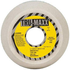 Tru-Maxx - 5" Diam, 1-3/4" Hole Size, 1-3/4" Overall Thickness, 46 Grit, Type 11 Tool & Cutter Grinding Wheel - Coarse Grade, Aluminum Oxide, I Hardness, 4,585 RPM - Exact Tool & Supply