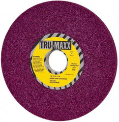 Tru-Maxx - 7" Diam x 1-1/4" Hole x 1/2" Thick, G Hardness, 46 Grit Surface Grinding Wheel - Aluminum Oxide, Type 1, Coarse Grade, 3,600 Max RPM, No Recess - Exact Tool & Supply